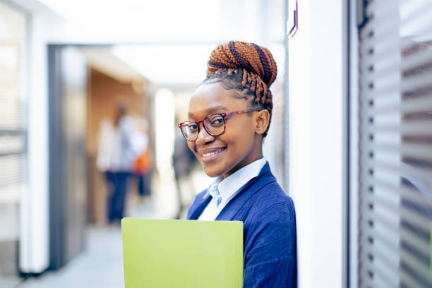 istock Young businesswoman happy to be back to work 1365178172