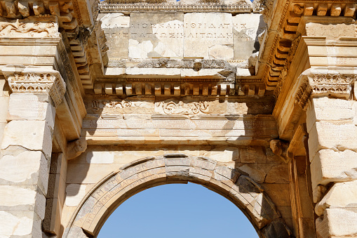 Ruins of Ephesus near Selcuk in Turkey