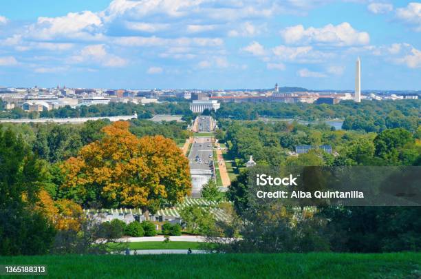 Washington Dc Panorama Stock Photo - Download Image Now - Washington DC, Urban Skyline, Architecture