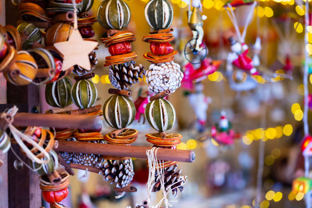 istock View of Christmas decorations 1365188681