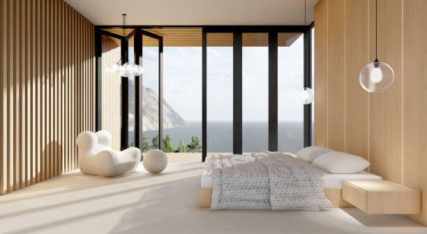 istock Modern house on the hill 1365192490