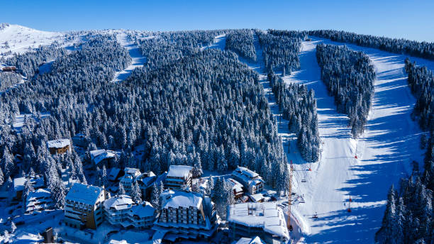istock Zermatt city with Kopaonik on background. 1365192628
