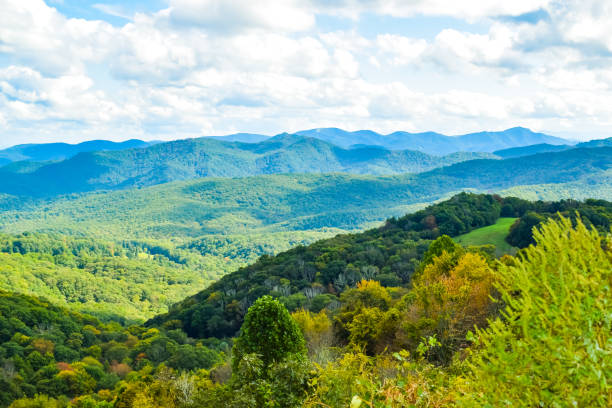 istock Blue Ridge Mountains along Appalachian Trail 1365192642
