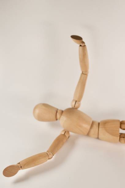 Happy Wooden Mannequin background