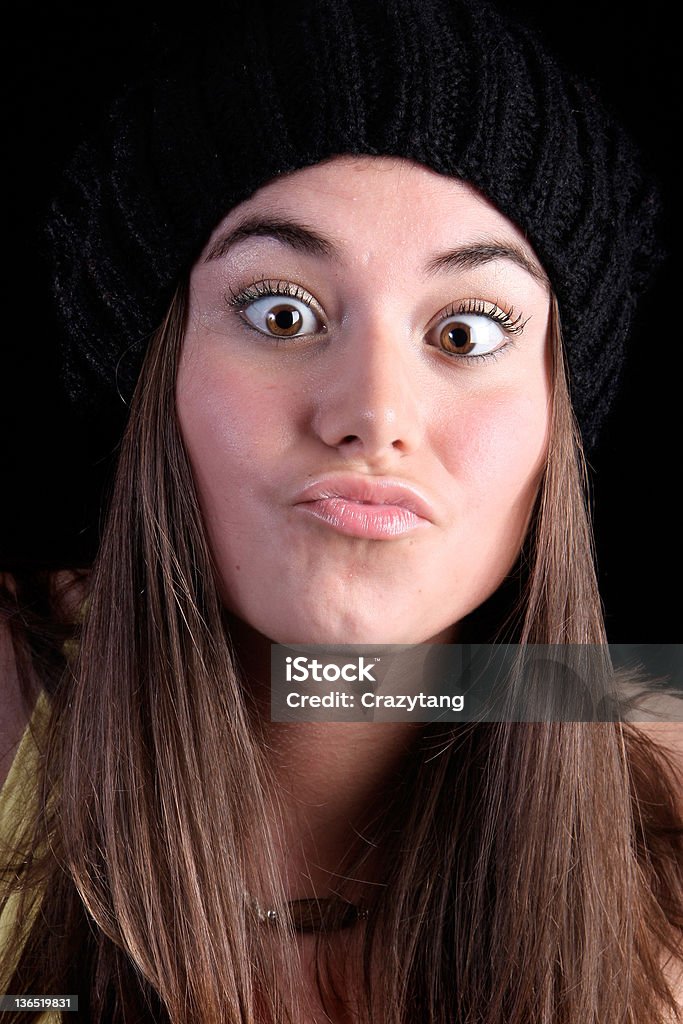 Überkreuzte eyed teen - Lizenzfrei Bizarr Stock-Foto