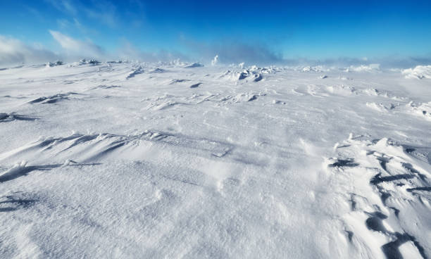 istock Extreme terrain, remote winter landscape. 1365199180
