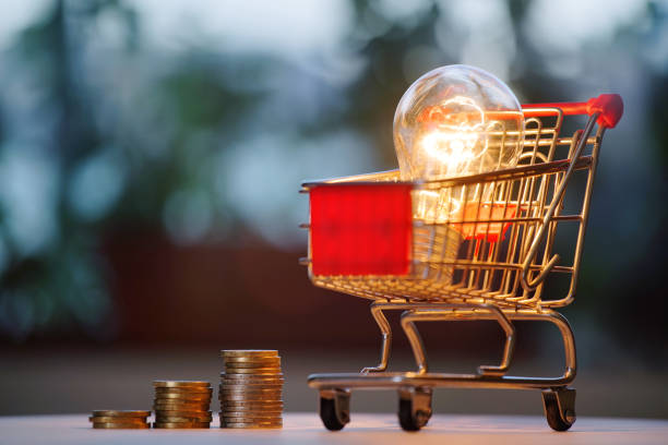 istock Light Bulb In A Shopping Cart 1365200902