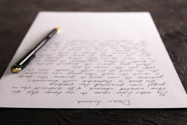 Handwriting. Seamless vector background.