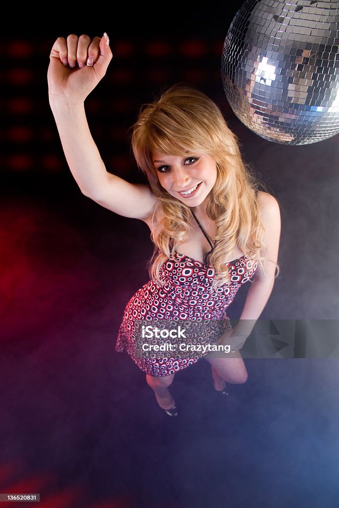 Chica con baile discoteca - Foto de stock de Adolescente libre de derechos