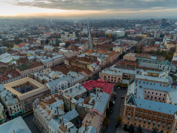 istock Chernivtsi from above.