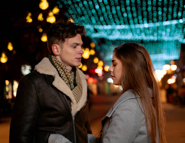 istock Young couple having difficulties , break up concept. Teenager problems 1365219656