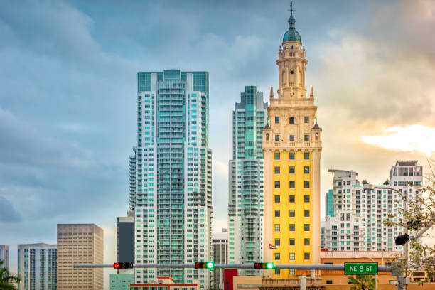 istock Downtown Towers Miami Florida 1365232007