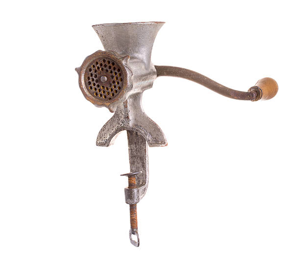 istock Vintage manual meat mincer 136523257