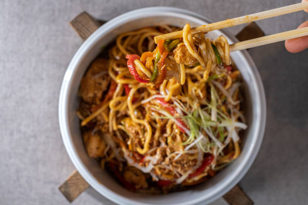 istock Bowl of chicken noodle 1365235850