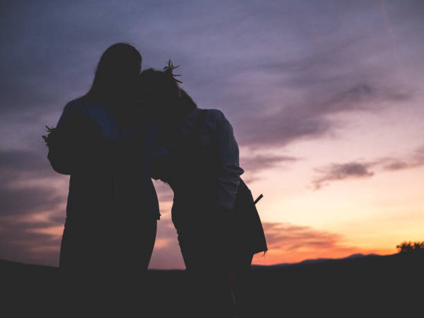 istock Love in sunflowers field 1365235887
