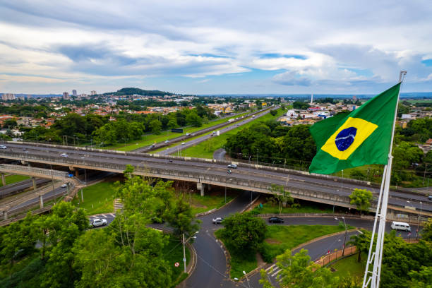 istock Flag of Brazil 1365244887