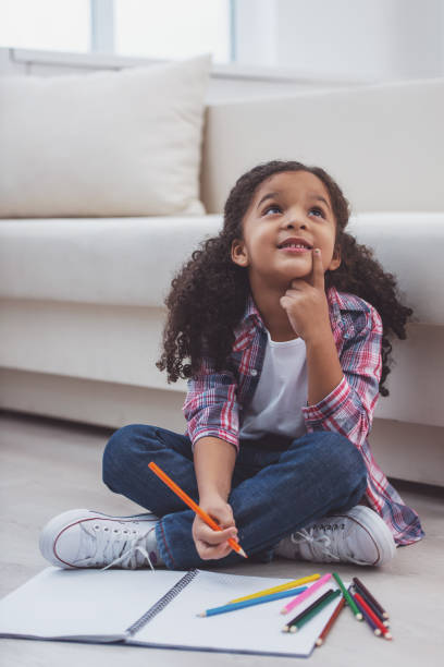 istock Little Afro-American girl 1365244930
