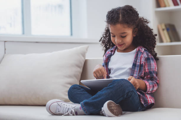 istock Little Afro-American girl 1365245615