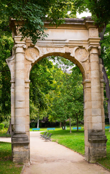 istock An ancient arch in the recreation park.