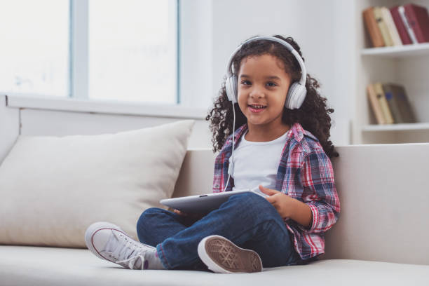 istock Little Afro-American girl 1365248257