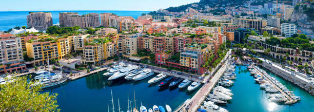 istock Panorama of Monaco from a height.