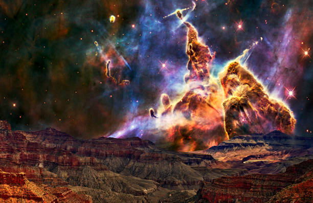 Mystic Nebula Rising over Grand Canyon AZ in Grand Canyon Village, Arizona, United States