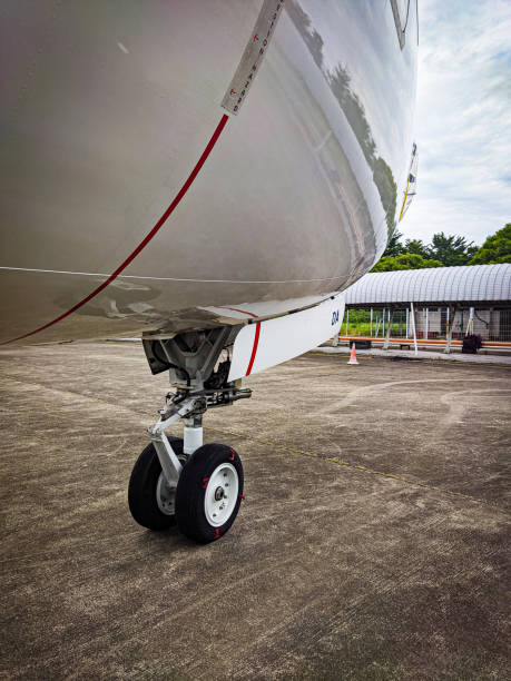 istock Airplane Tires Standby 1365255435