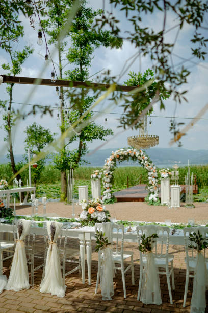 istock floral stage and table setup for engagement 1365261055
