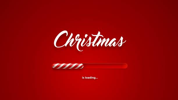 weihnachtsladung, candy cane xmas ladehintergrund - einladungskarte grafiken stock-grafiken, -clipart, -cartoons und -symbole