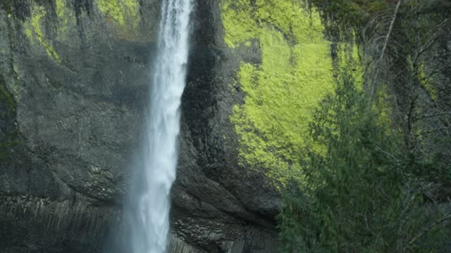 Oregon Waterfall in the Columbia River Gorge