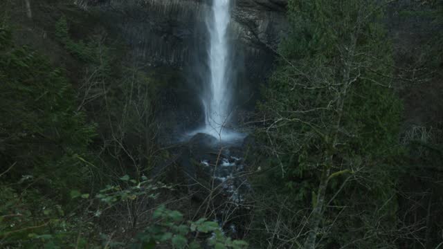 Oregon Waterfall in the Columbia River Gorge