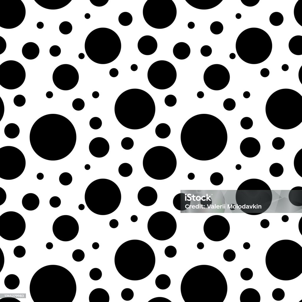 Different Sizes Pattern Seamless Pattern Circles Of Different Sizes Stock Illustration ...