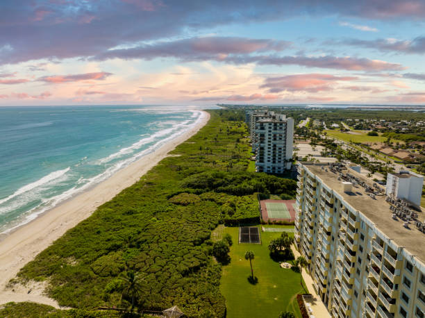 istock Beautiful sky over beach. Vero Beach Florida 1365282716