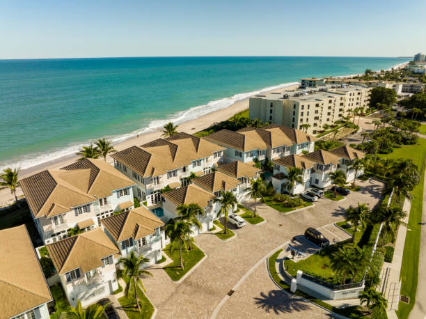 istock Aerial photo upscale homes Vero Beach FL 1365282795