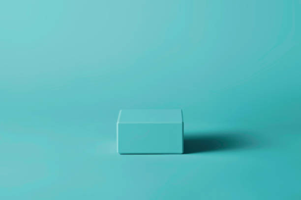 istock Blank podium for product display on pastel background 1365285847
