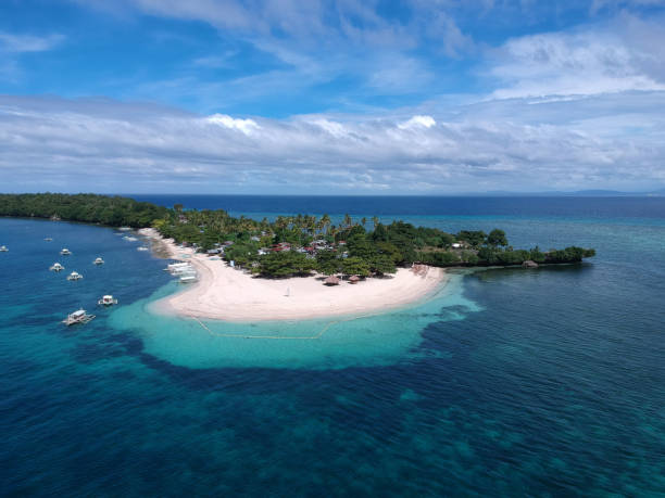 istock a small coral island with a white beach a drone picture 1365292203