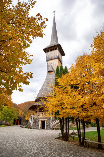 istock View of the Barsana Monastery, Romania 1365300330