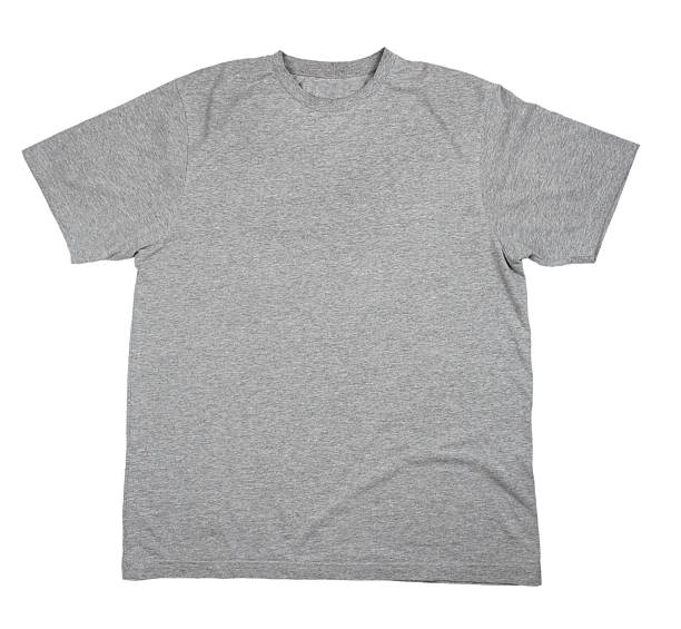 istock Blank gray t-shirt with space for picture or slogan 136530062