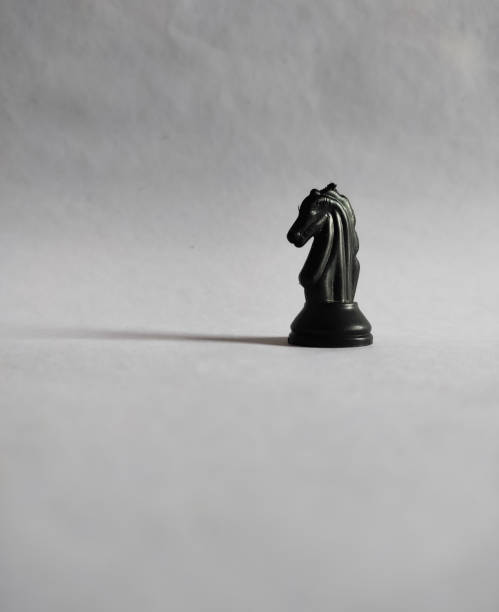 istock Horse Of Black Chess (Knight ) 1365311168