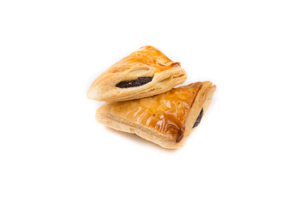 istock Freshly baked cookies on a white background 1365317832