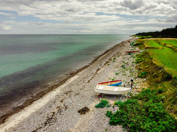 istock Sea coast aerial view 1365320088