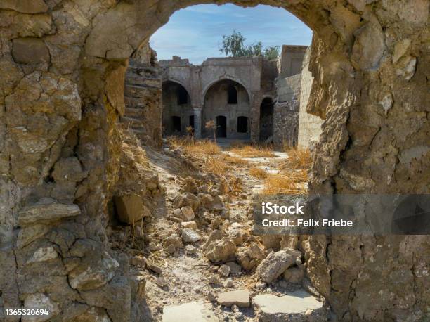 Kirkuk Citadel On A Hill Above The City Center Stock Photo - Download Image Now - Ancient, Iraq, Arabia