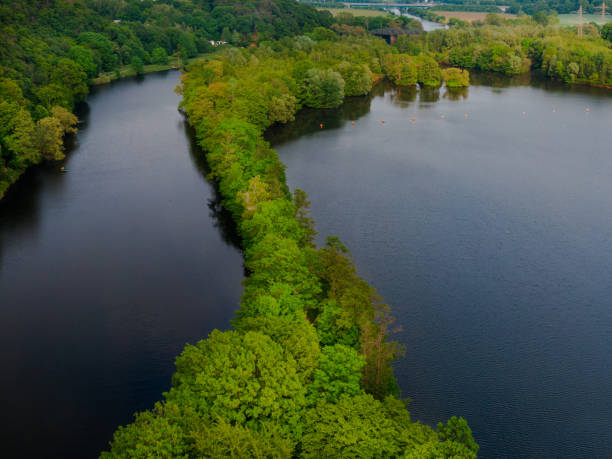 istock River coast trees aerial photo 1365320943