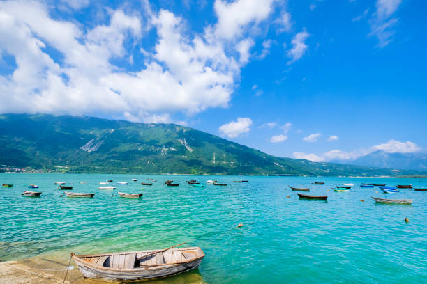 istock Lago di Santa Croce, Veneto, Italy 1365323012