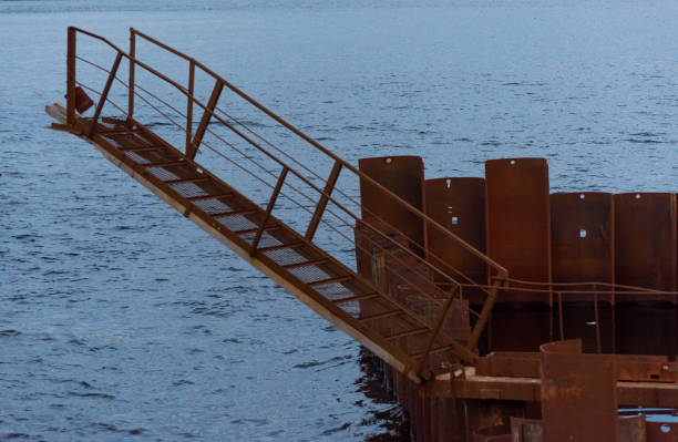 istock The gangway for boarding a ship.