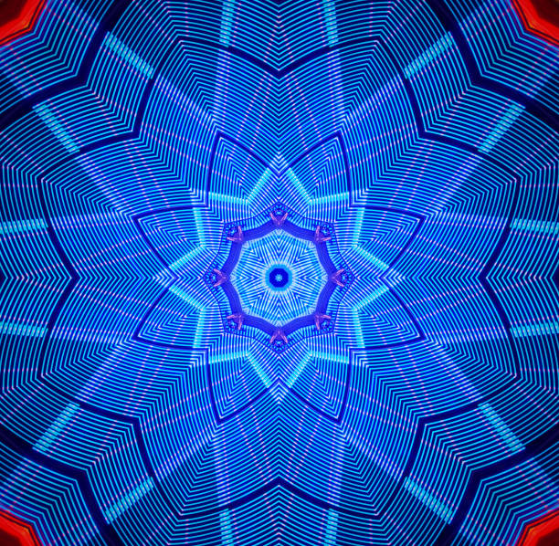 Image made in the form of a mandala.