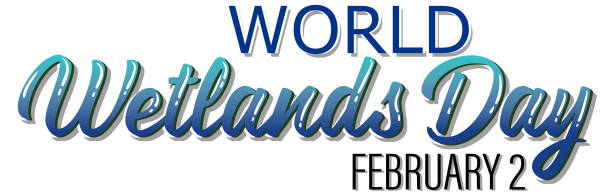 istock World Wetlands Day 2 February typography logo design 1365327479