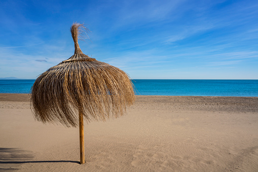 Torremolinos beach Playa del Bajondillo and Playamar in Costa del Sol of Malaga in Andalusia Spain