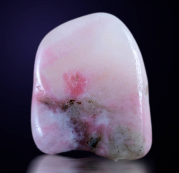 istock pink quartz mineral specimen stone rock geology gem crystal 1365341800