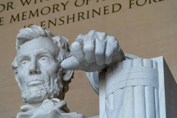 lincoln memorial - nobody gettysburg pennsylvania mid atlantic usa photos et images de collection